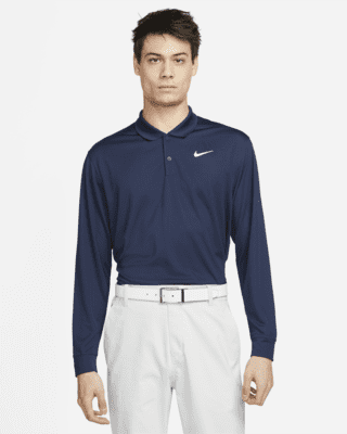 Nike Dri FIT Victory Men S Long Sleeve Golf Polo Nike UK